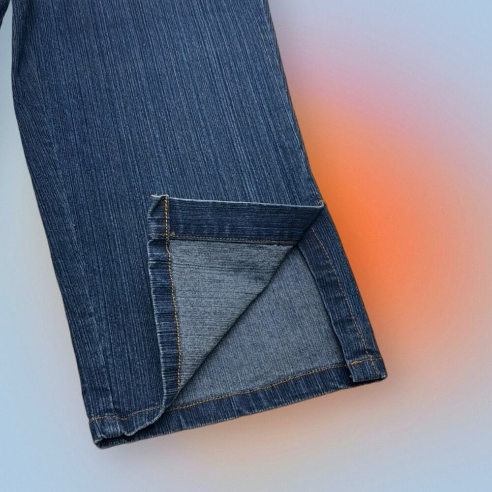 BILL BLASS Women’s 10 Blue Capri Jeans - Picture 3 of 4